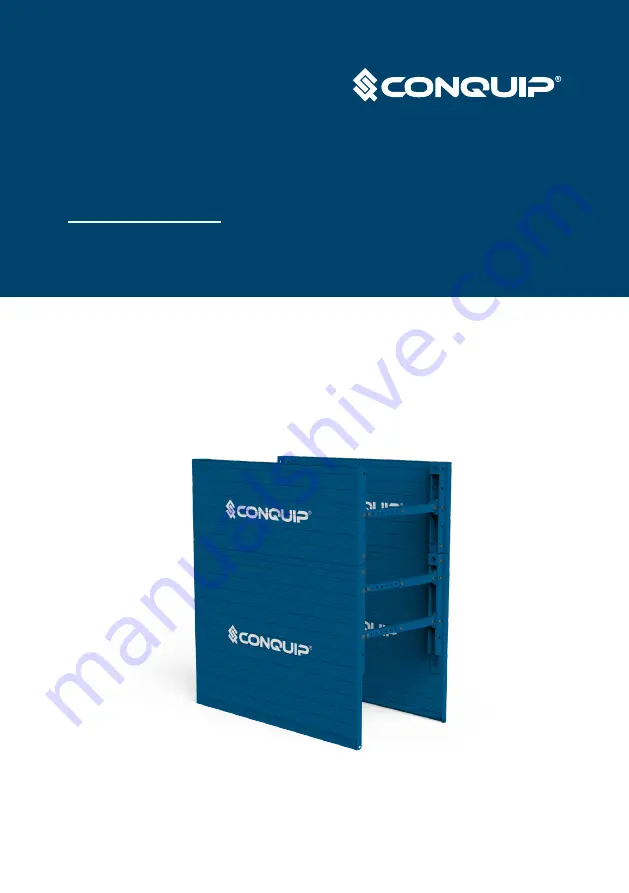 Conquip Trench Box User Manual Download Page 1