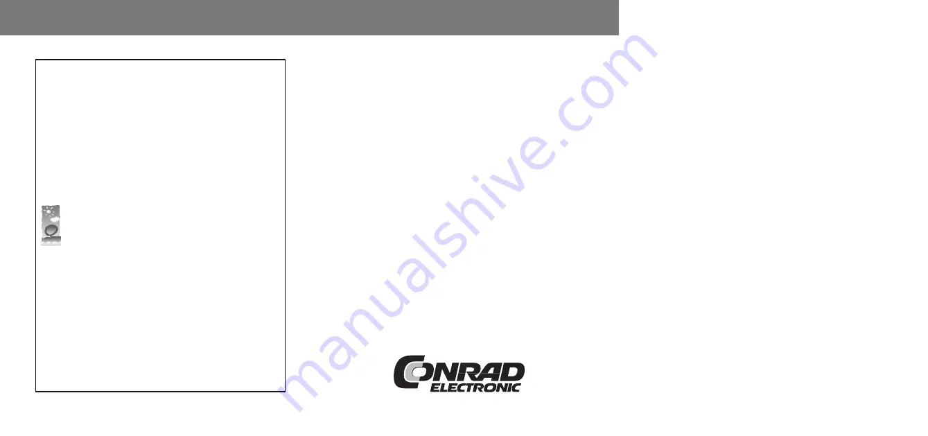 Conrad Electronic 646240 Скачать руководство пользователя страница 1