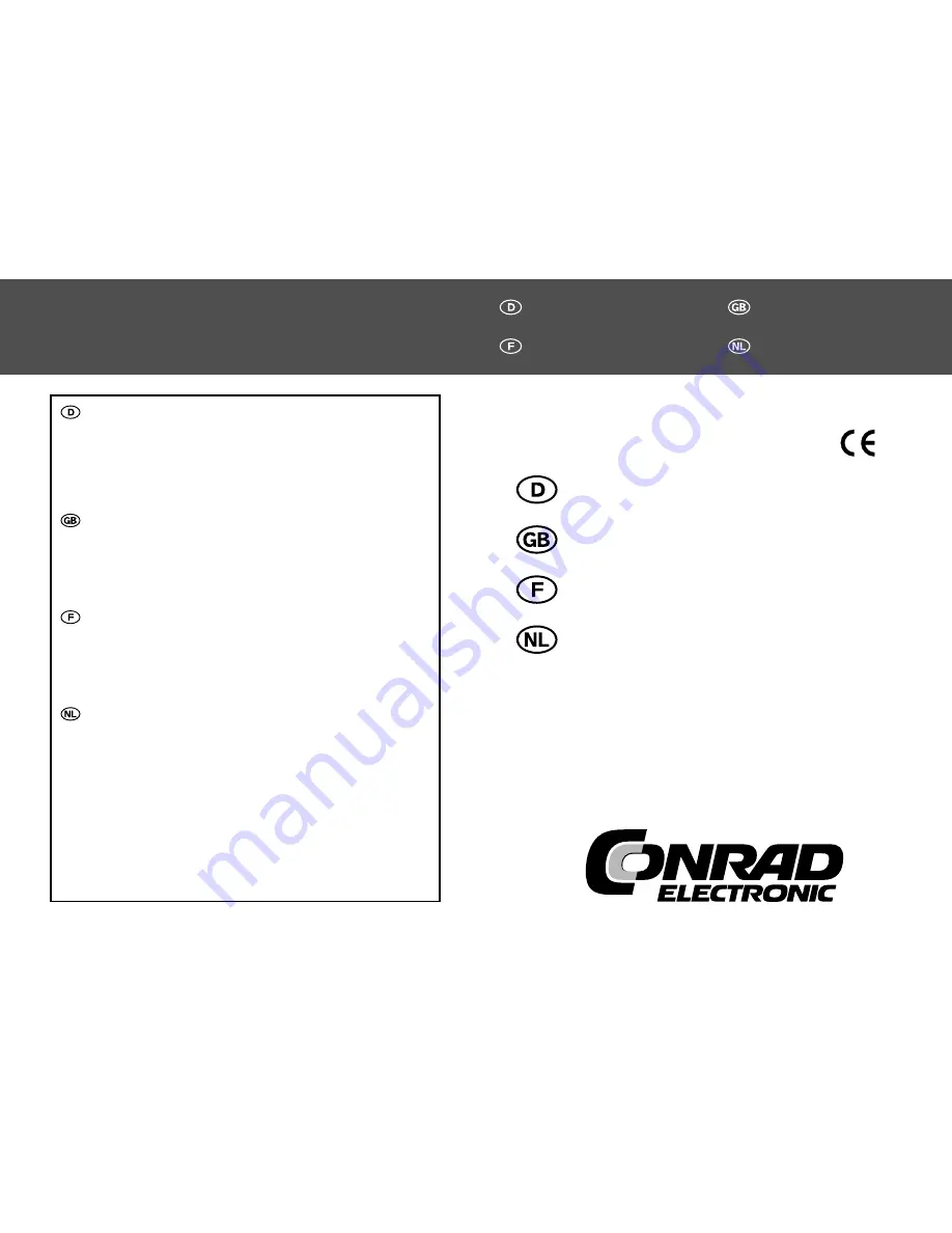 Conrad Electronic WS-9008-IT Operating Instruction Download Page 1