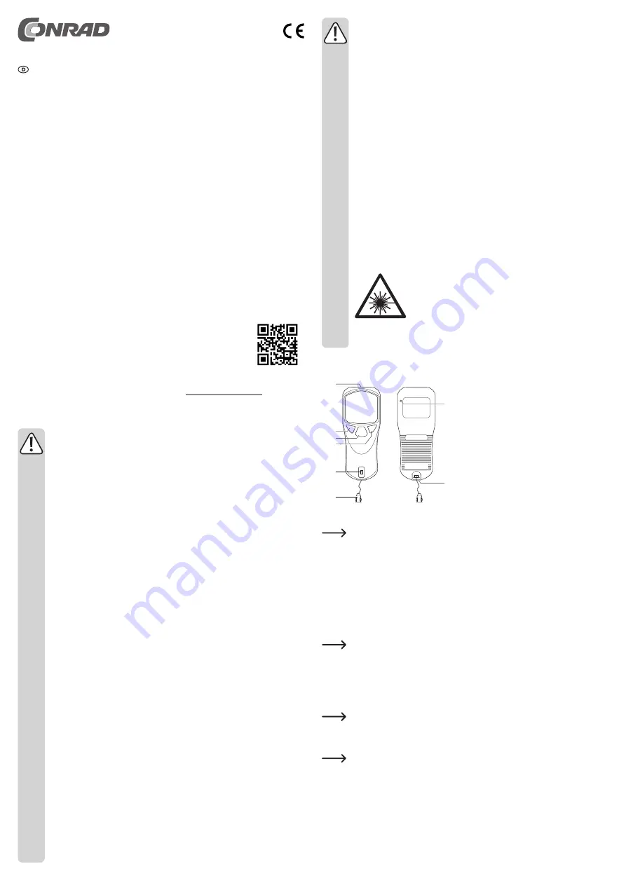 Conrad 1426915 Operating Instructions Manual Download Page 1