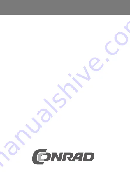 Conrad 64 64 08 Operating Instructions Manual Download Page 1