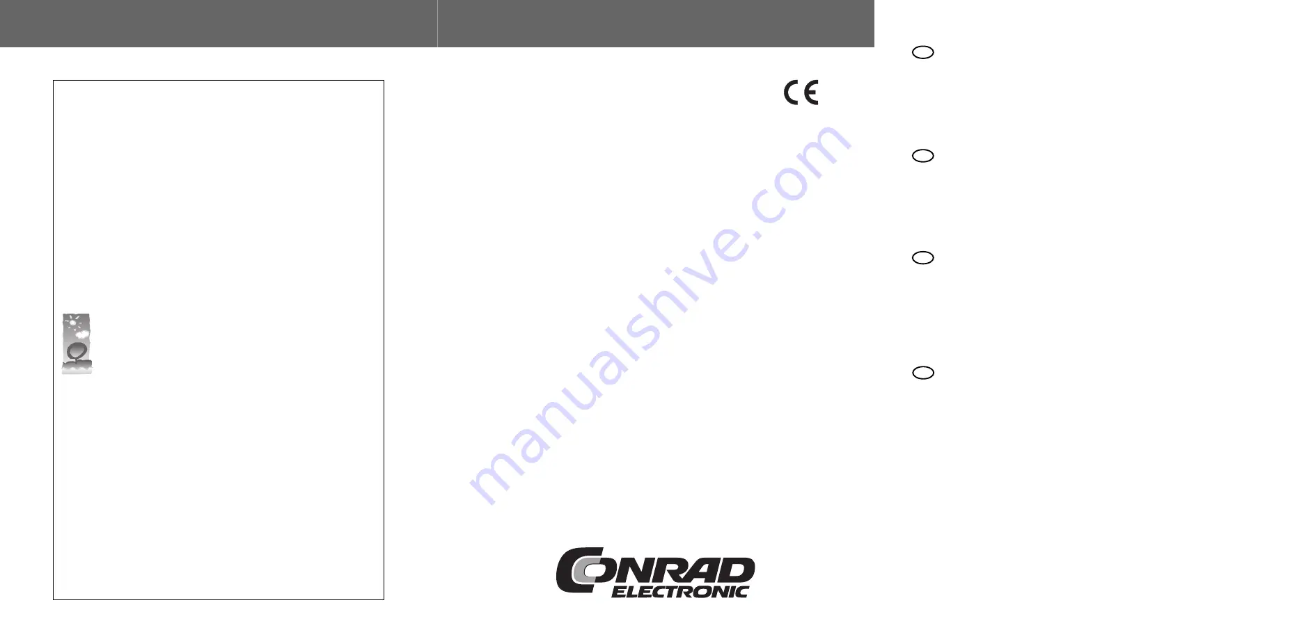 Conrad 75 16 30 Operating Instructions Manual Download Page 1