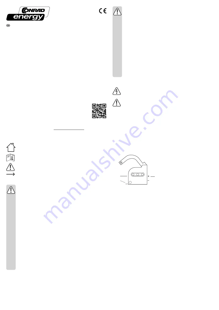 Conrad energy 1509163 Operating Instructions Manual Download Page 3