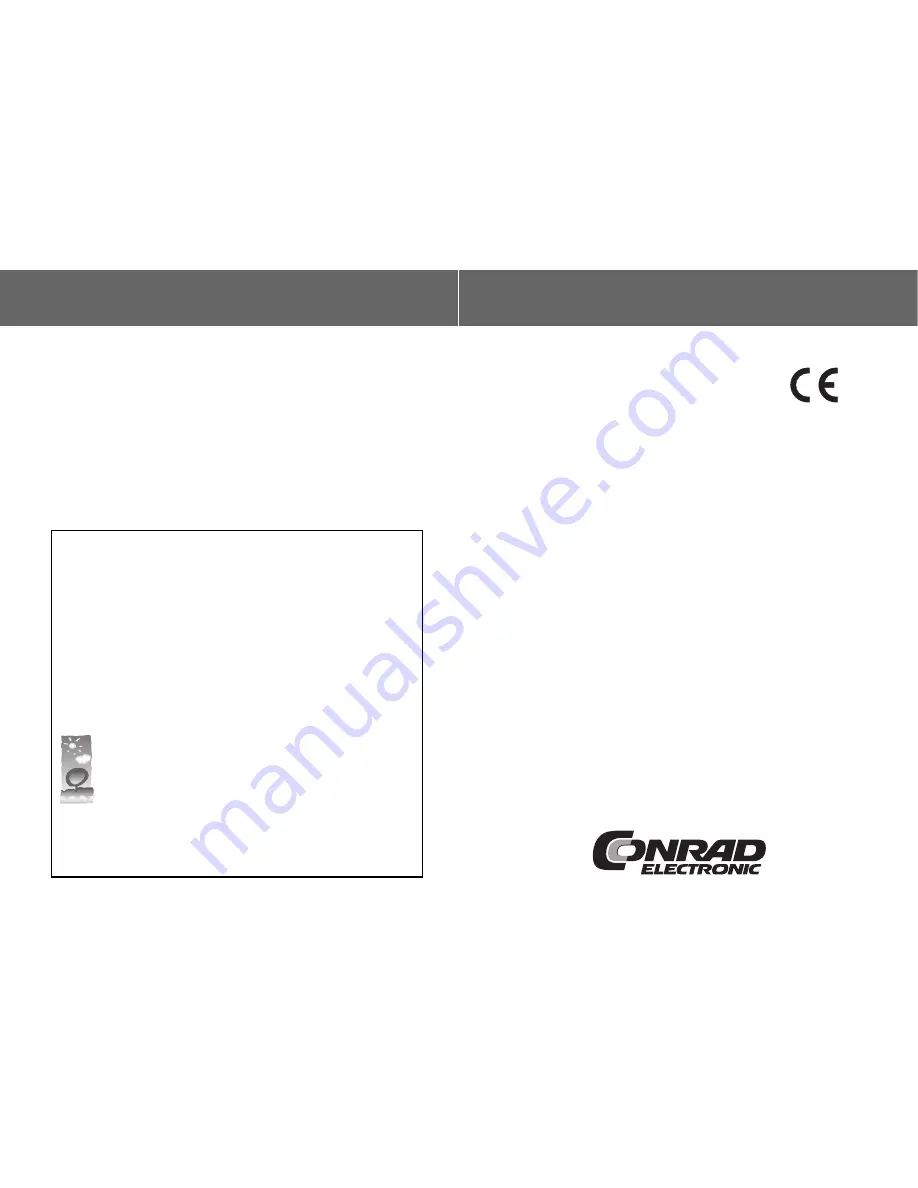 Conrad IR-350 Скачать руководство пользователя страница 1