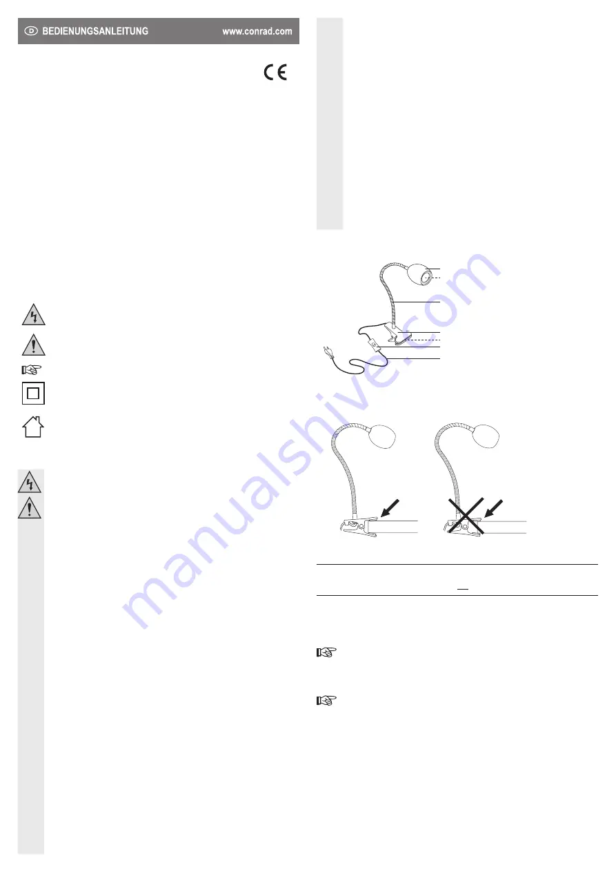 Conrad NOMWH-01 Operating Instructions Manual Download Page 1