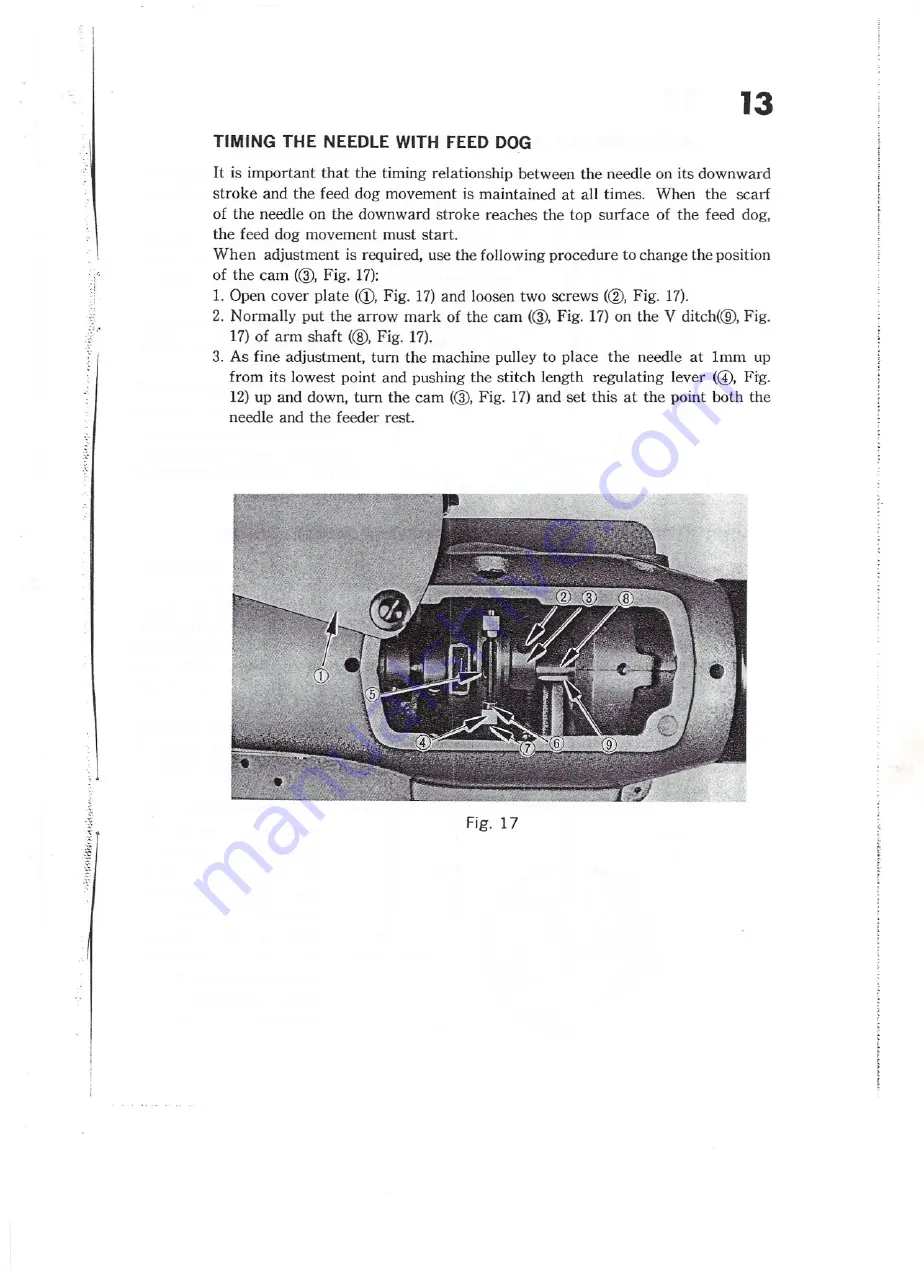 Consew 206R Operating Instructions Manual Download Page 14