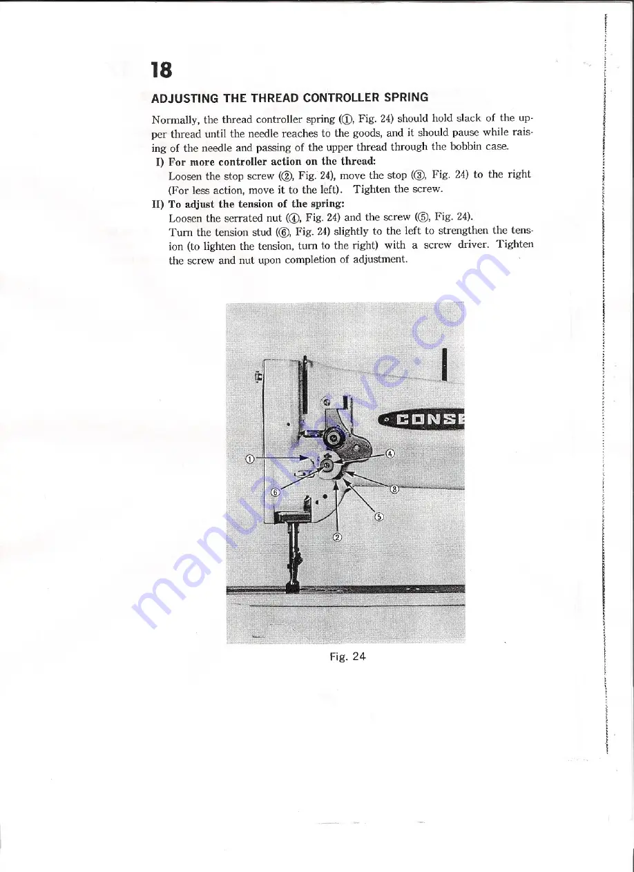 Consew 206R Скачать руководство пользователя страница 19