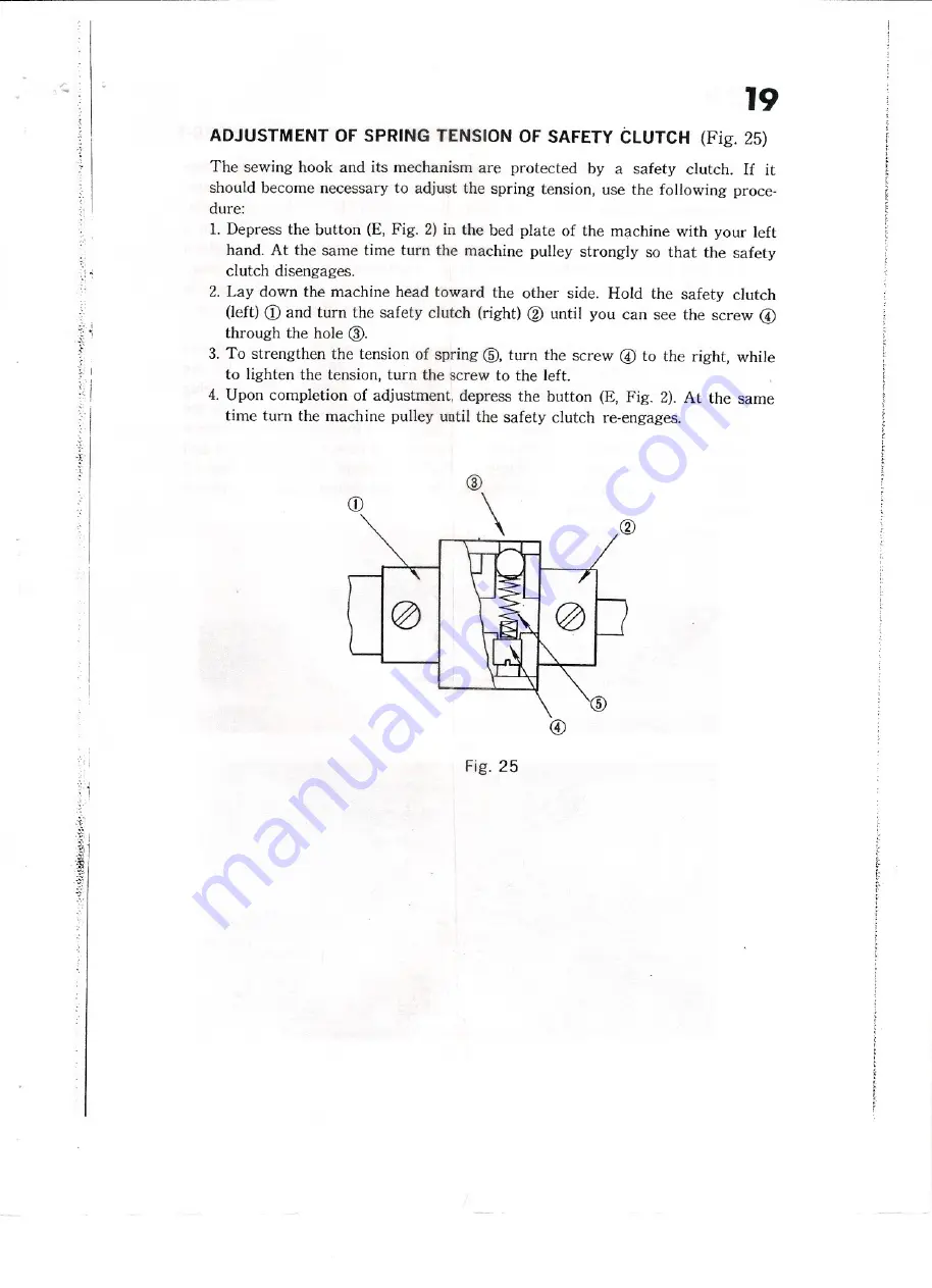 Consew 206R Скачать руководство пользователя страница 20