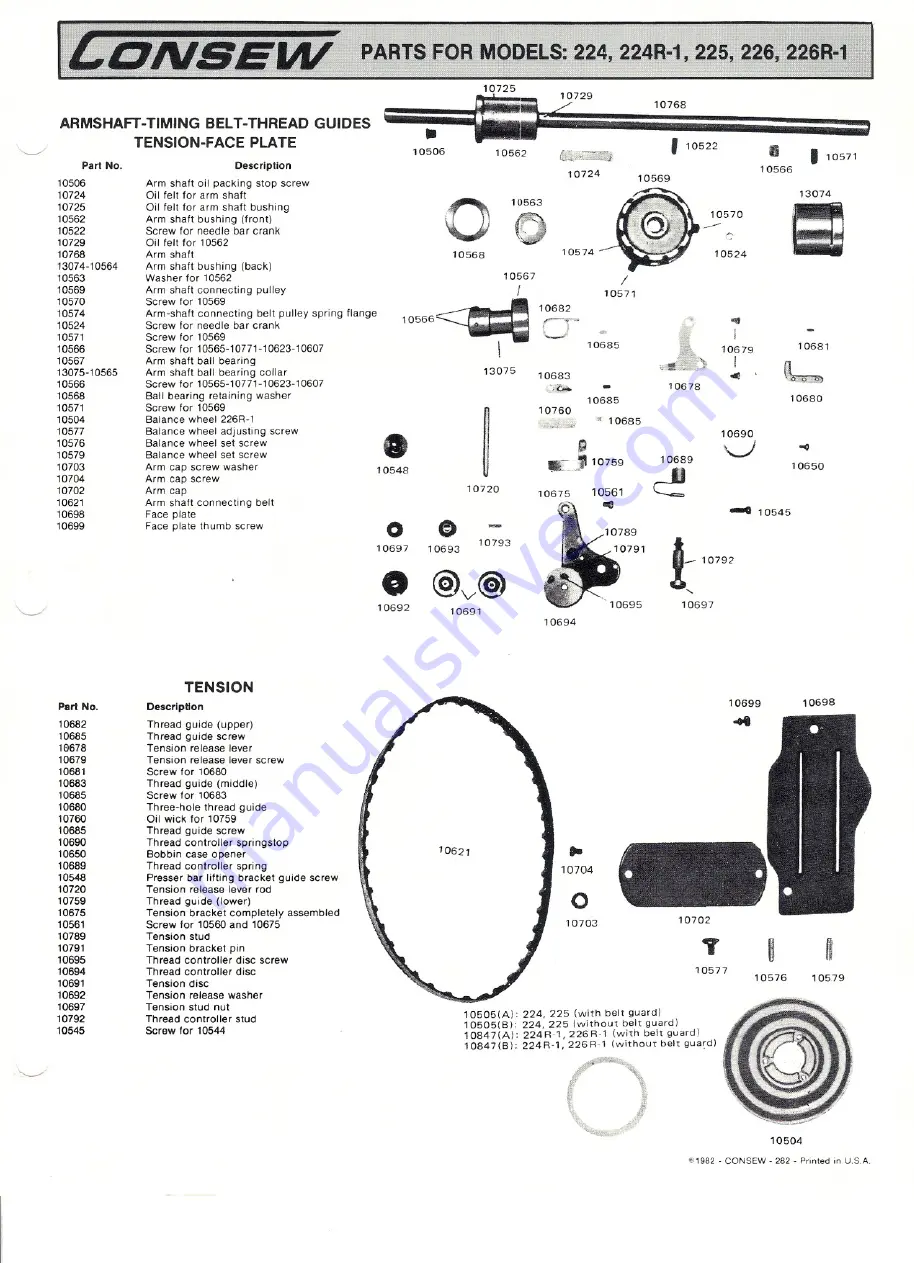 Consew 206R Operating Instructions Manual Download Page 24