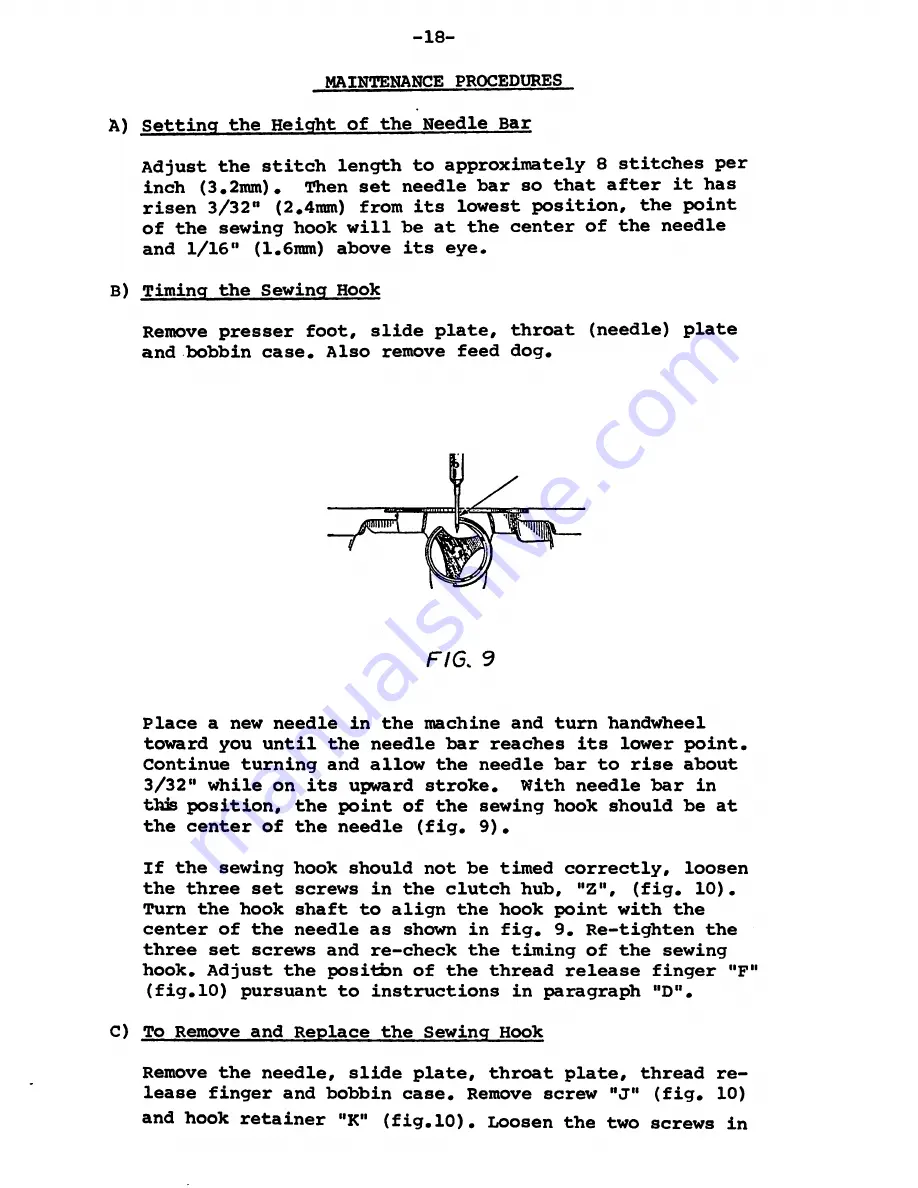 Consew 206RB Operating Instructions Manual Download Page 29