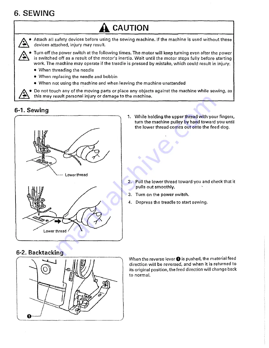 Consew 206RBL-18 Operating Instructions & Parts Book Download Page 14