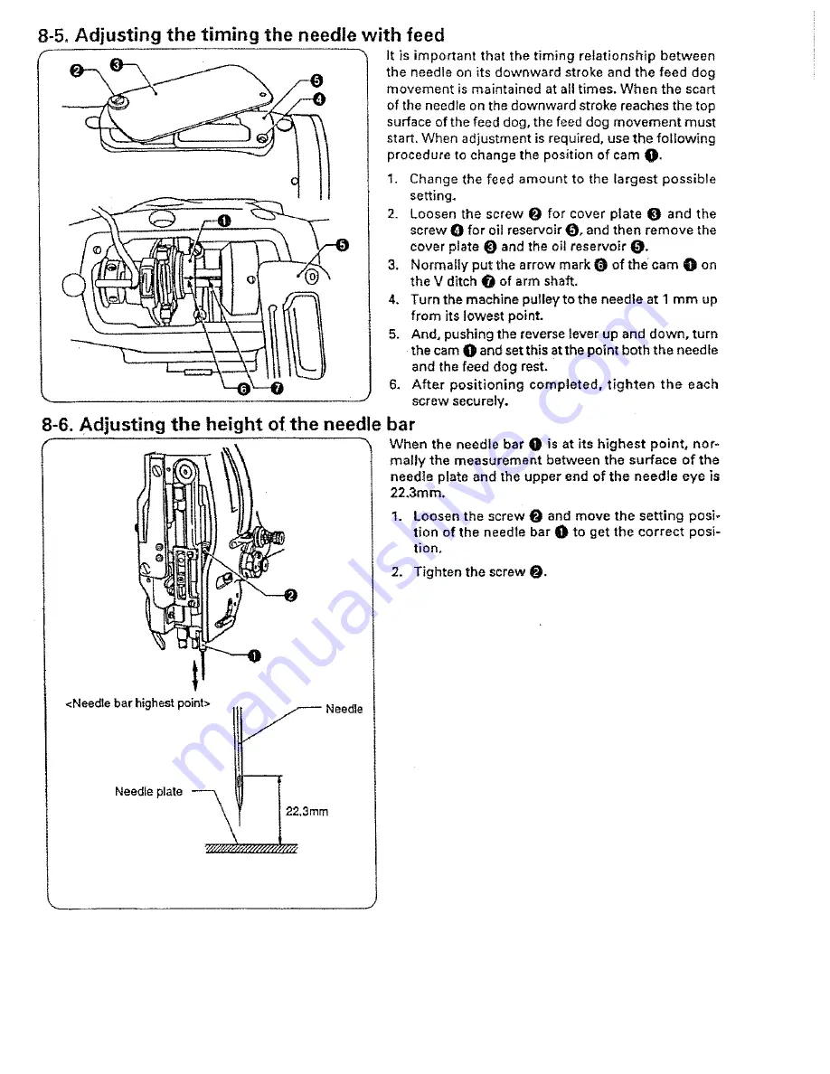 Consew 206RBL-18 Operating Instructions & Parts Book Download Page 19