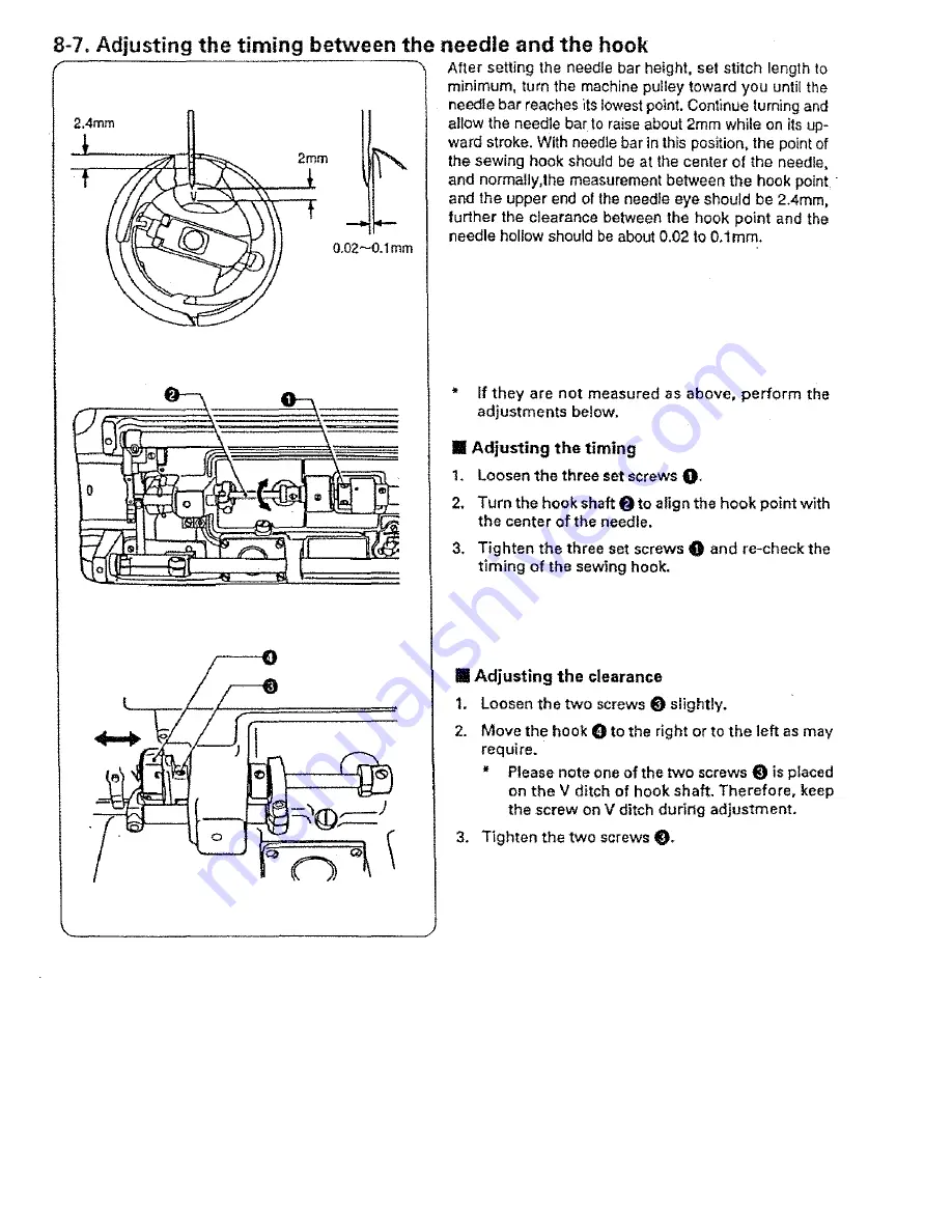 Consew 206RBL-18 Operating Instructions & Parts Book Download Page 20