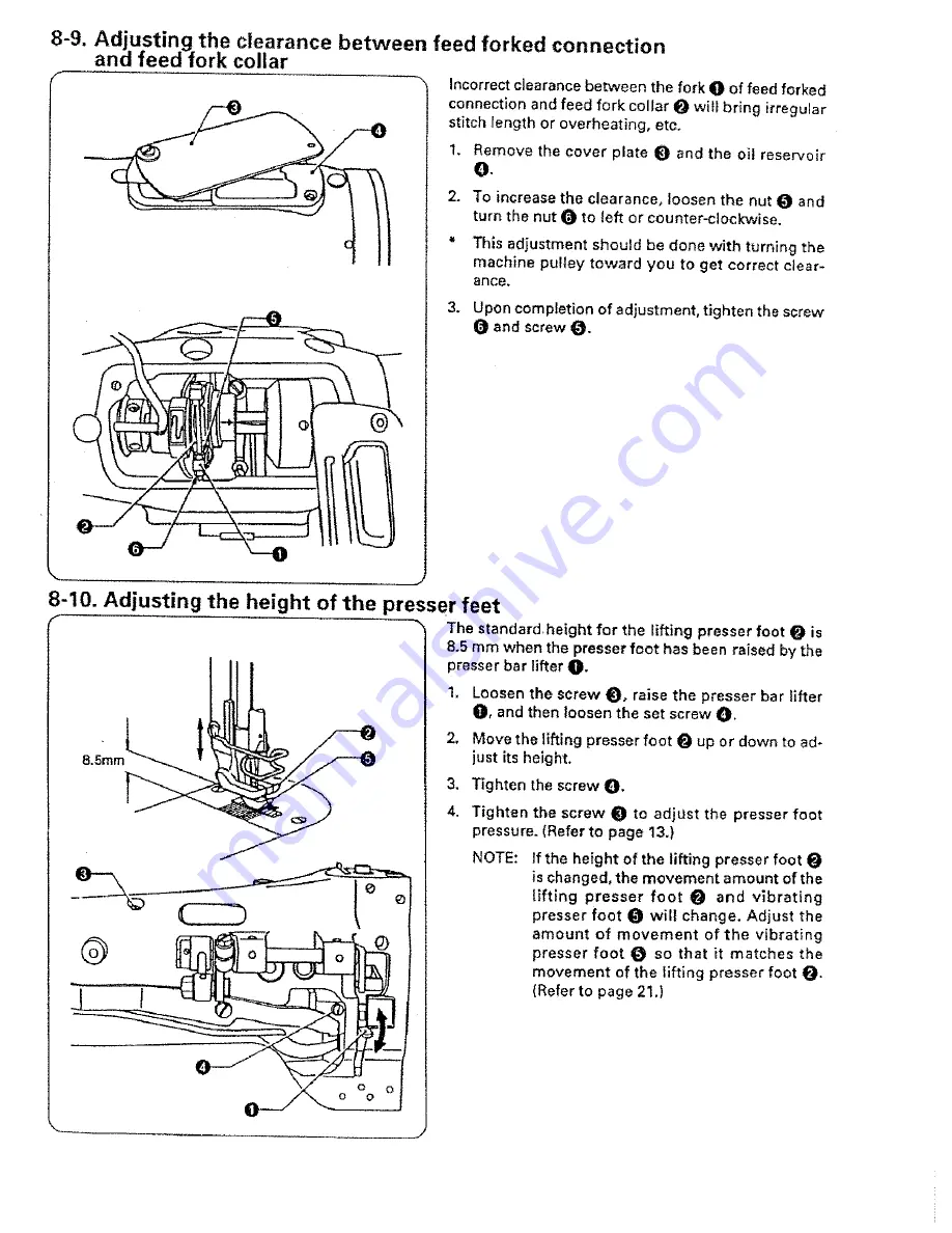 Consew 206RBL-18 Operating Instructions & Parts Book Download Page 22