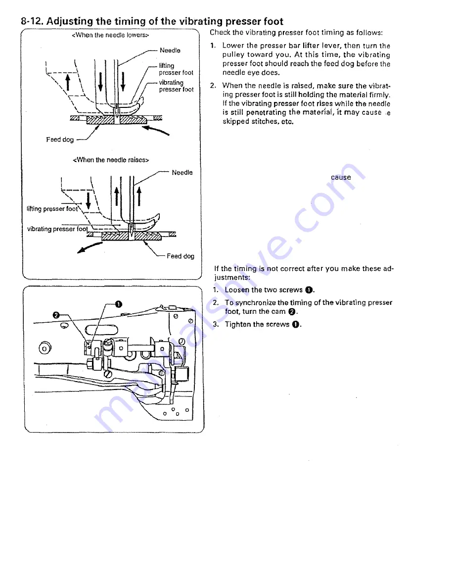 Consew 206RBL-18 Скачать руководство пользователя страница 24