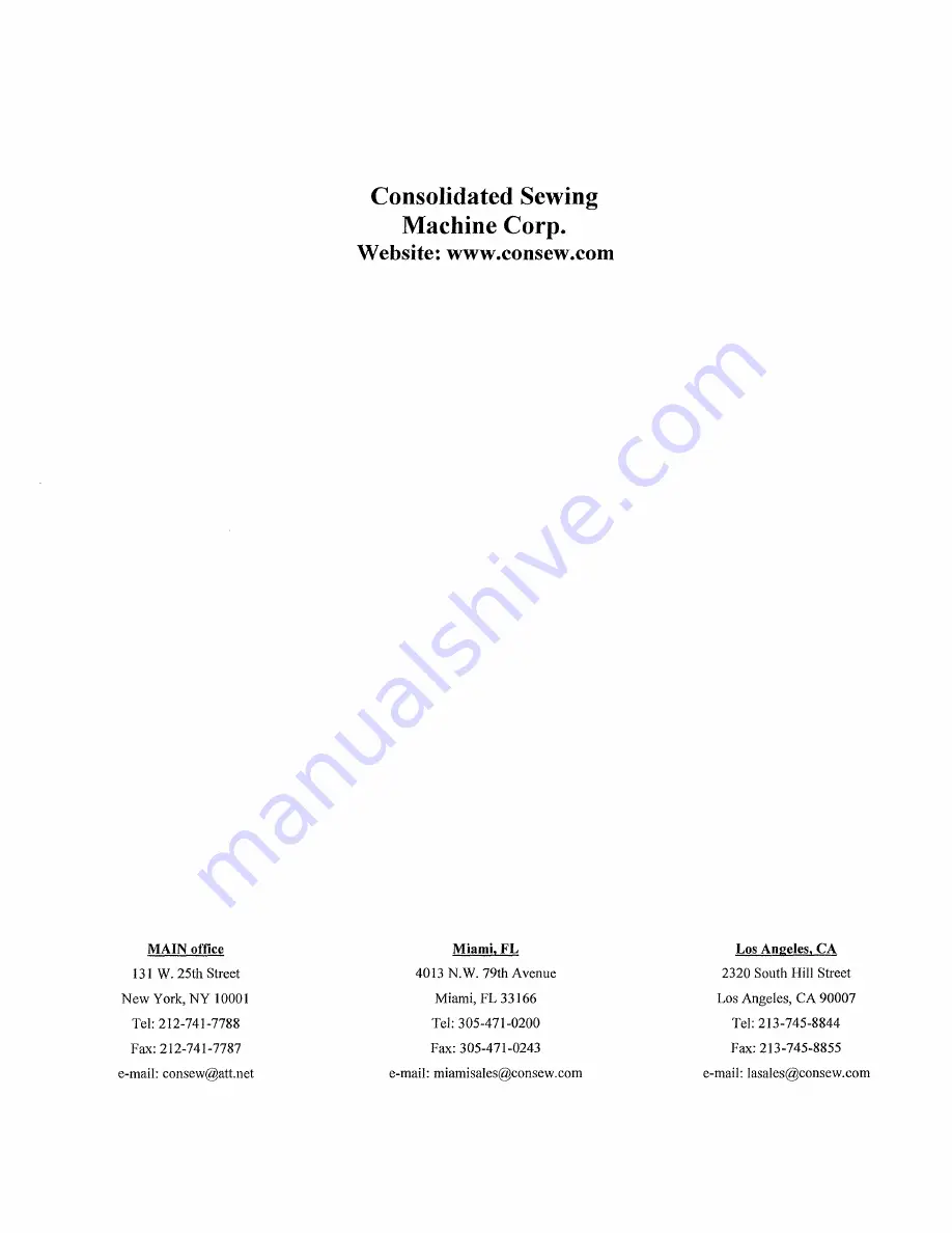 Consew 315R-2 Instruction & Parts Manual Download Page 28