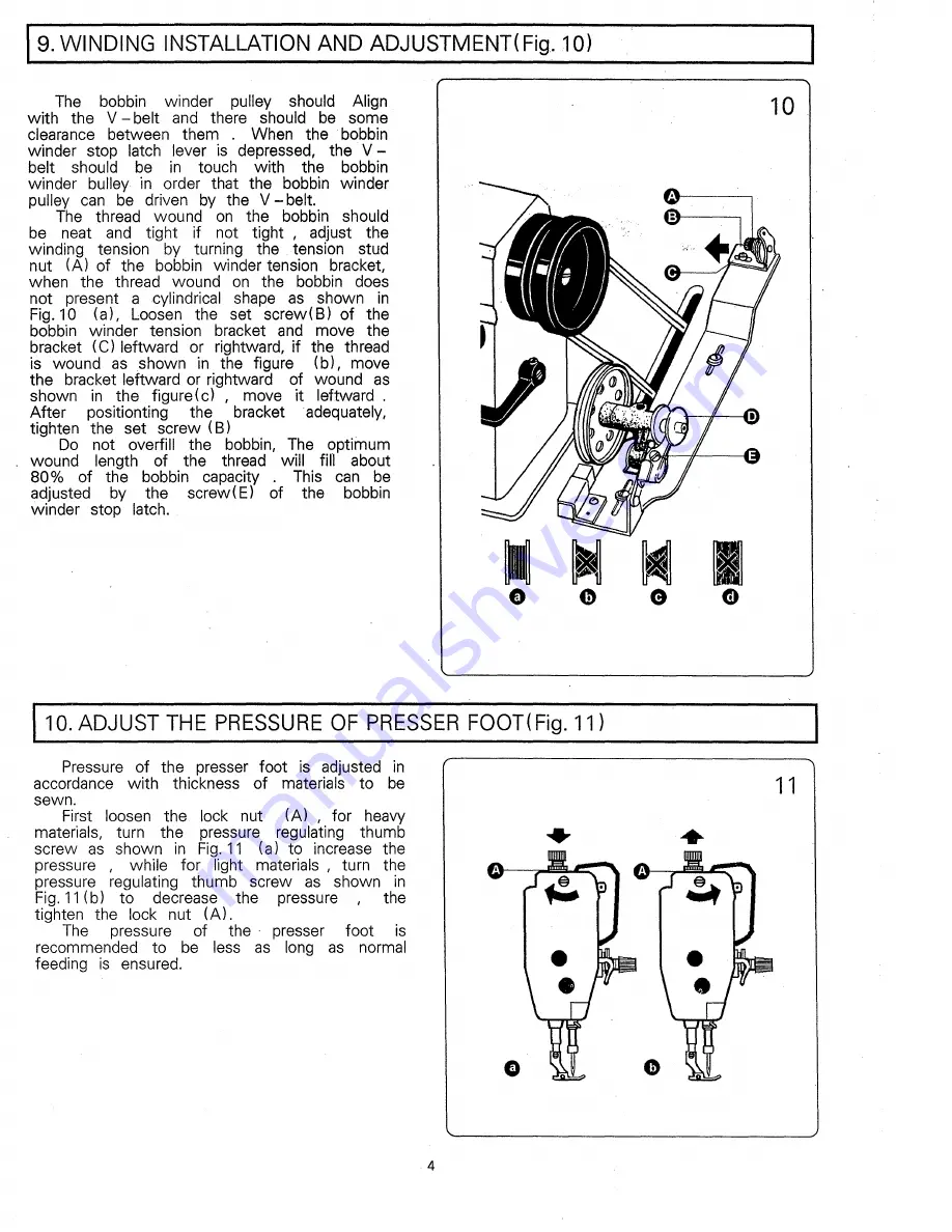 Consew 318RK-2 Operating Instructions & Parts List Manual Download Page 6