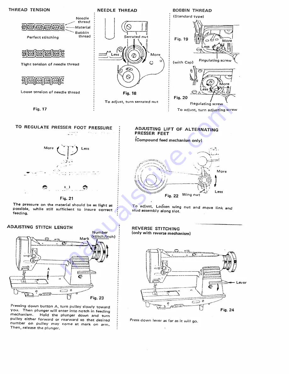 Consew 333RB-3 Instruction Manual Download Page 5