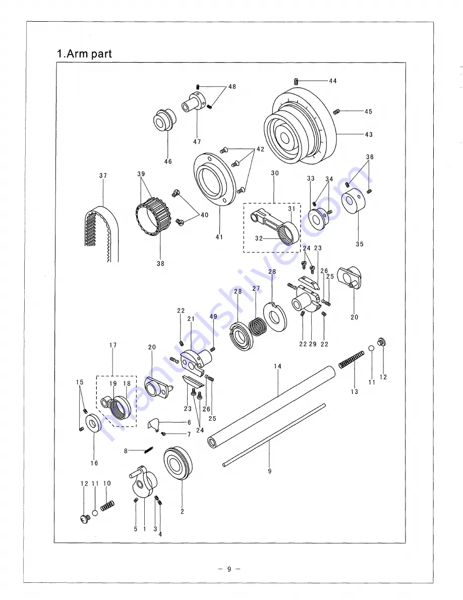 Consew 3421UX5-2 Operating Instructions Manual Download Page 13