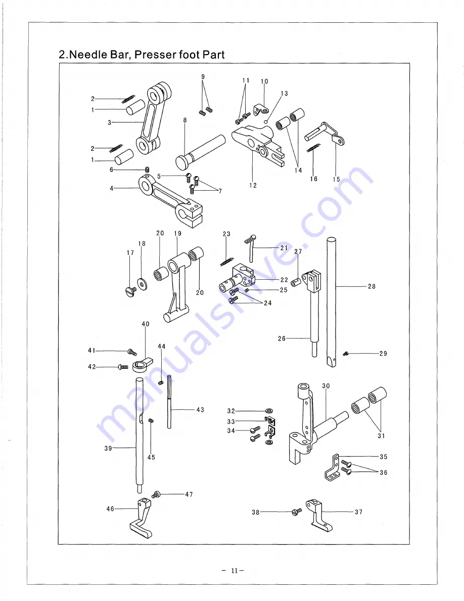 Consew 3421UX5-2 Скачать руководство пользователя страница 15