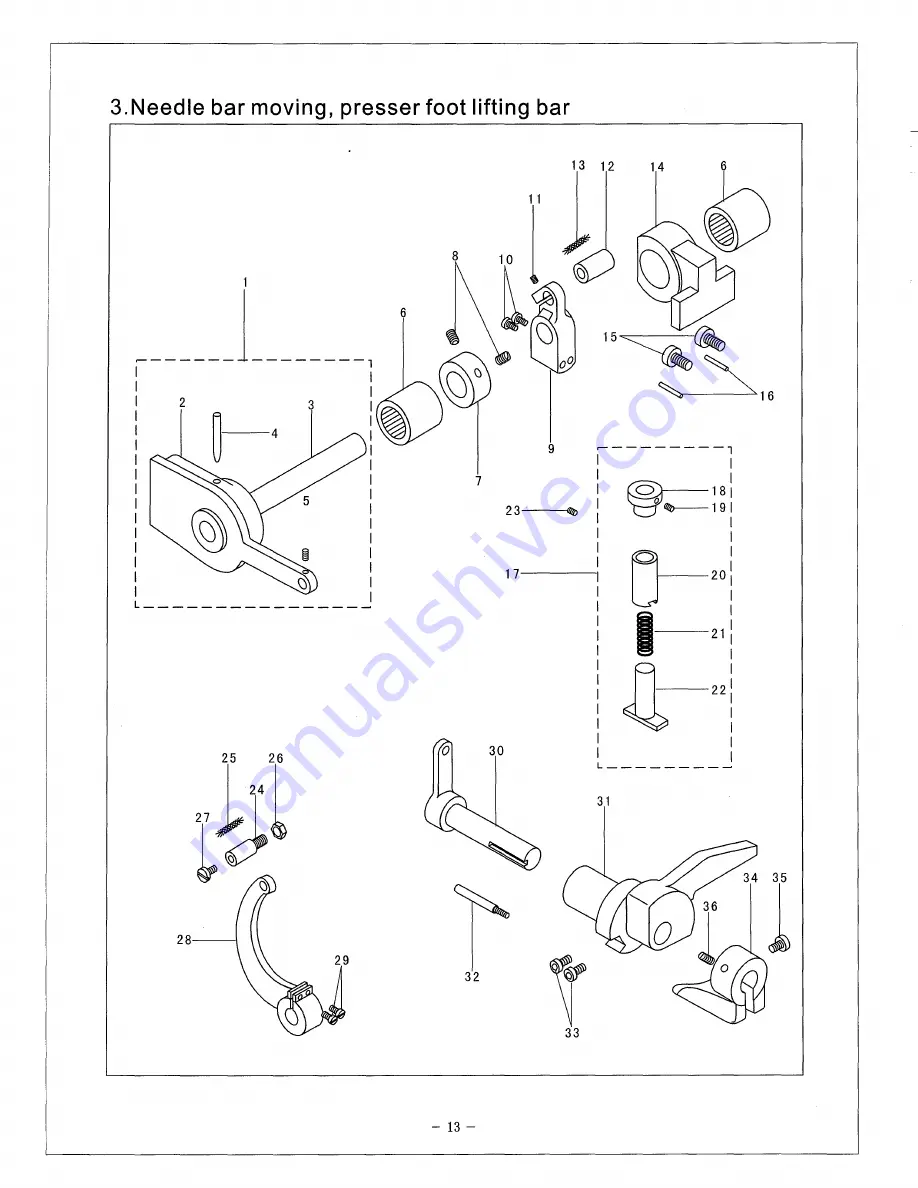 Consew 3421UX5-2 Скачать руководство пользователя страница 17