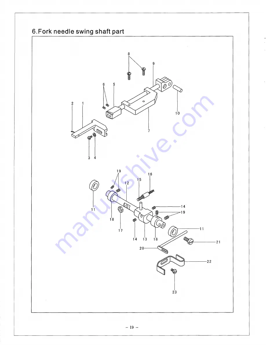 Consew 3421UX5-2 Operating Instructions Manual Download Page 23