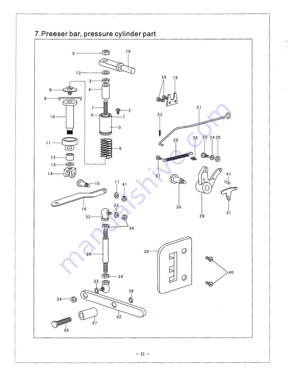 Consew 3421UX5-2 Скачать руководство пользователя страница 25