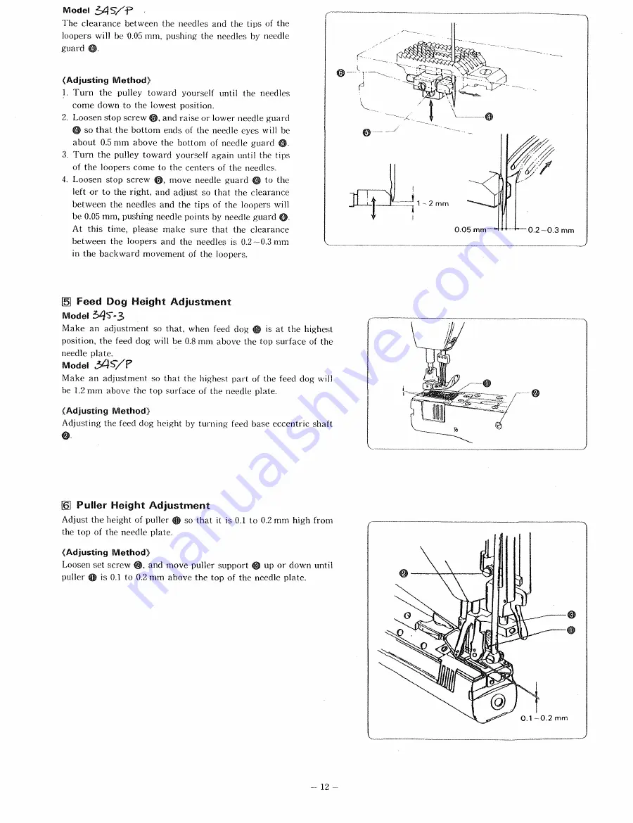 Consew 345-2DP Скачать руководство пользователя страница 14