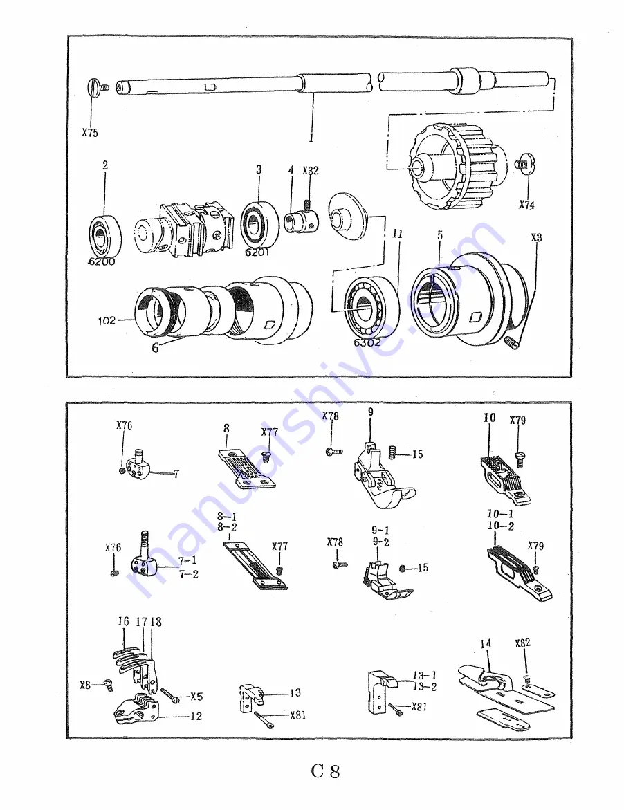 Consew 345-2DP Скачать руководство пользователя страница 48