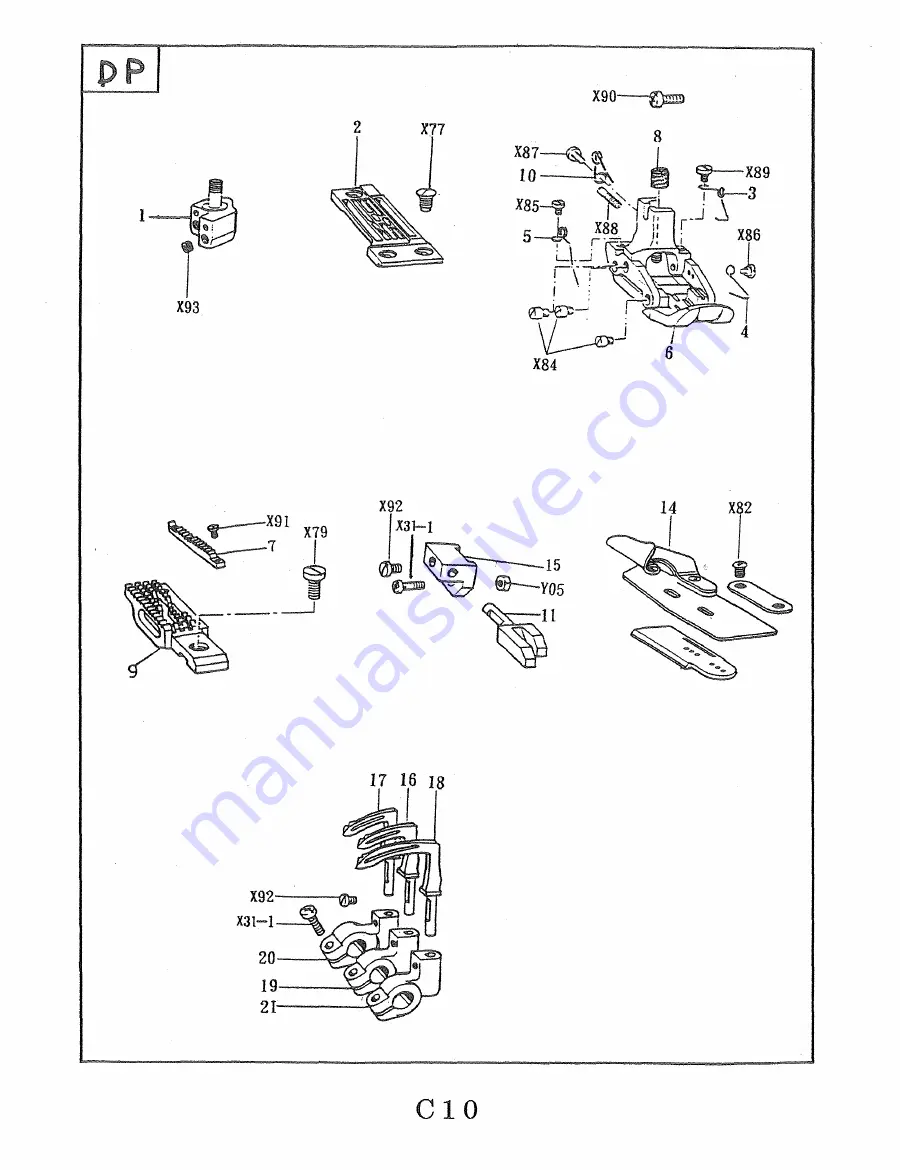 Consew 345-2DP Скачать руководство пользователя страница 56