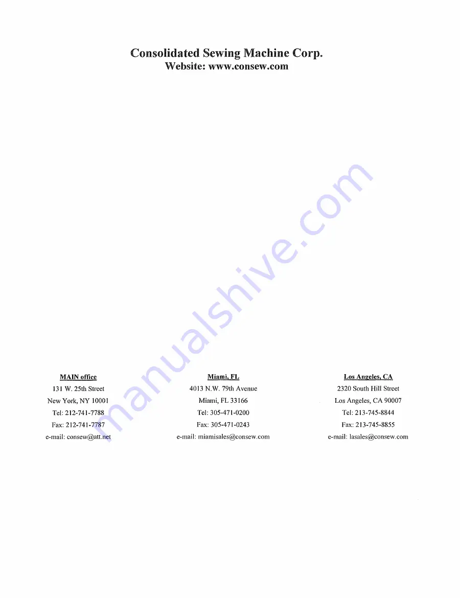 Consew 345-2DP Parts Book Download Page 64