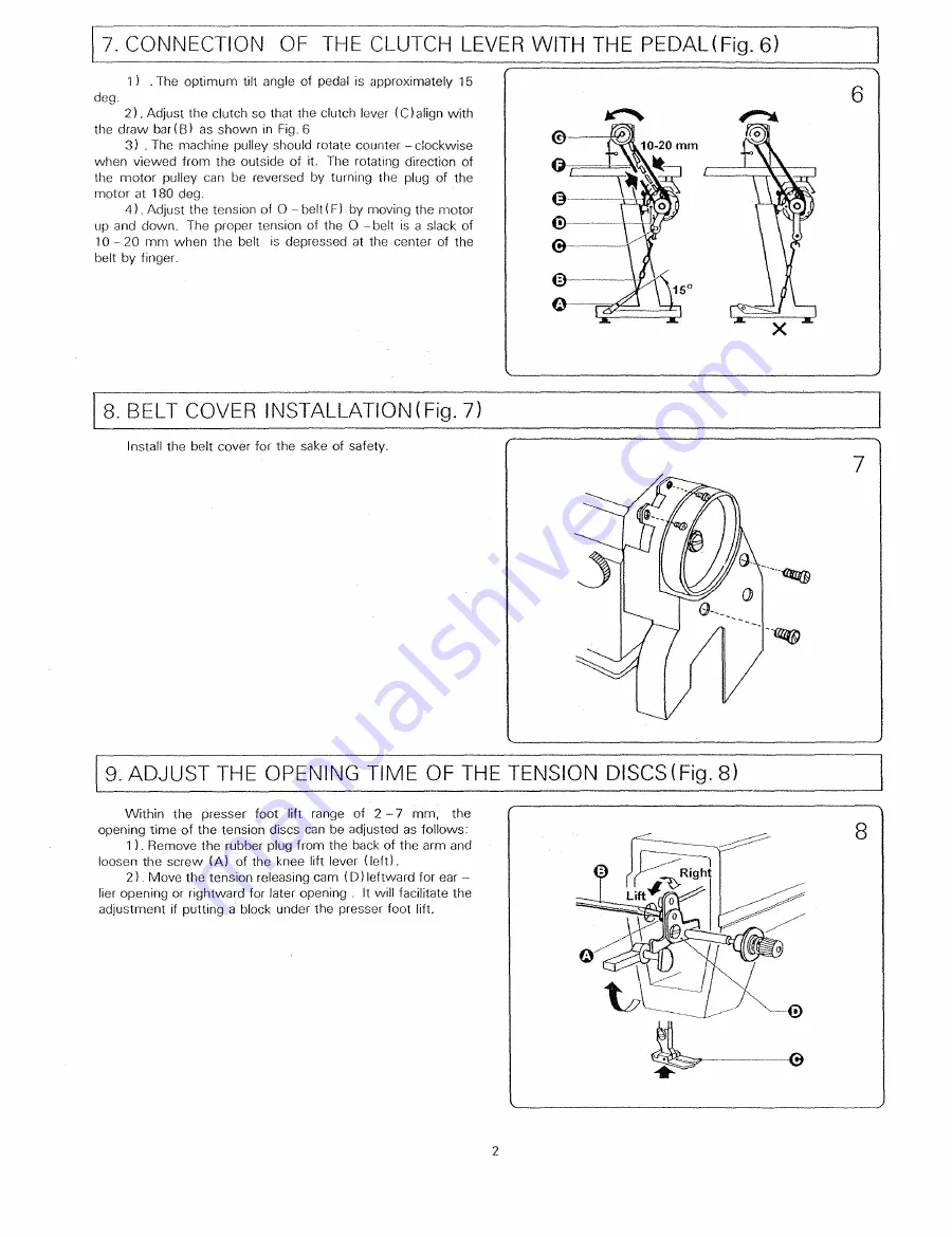 Consew 7360R-1 Скачать руководство пользователя страница 3