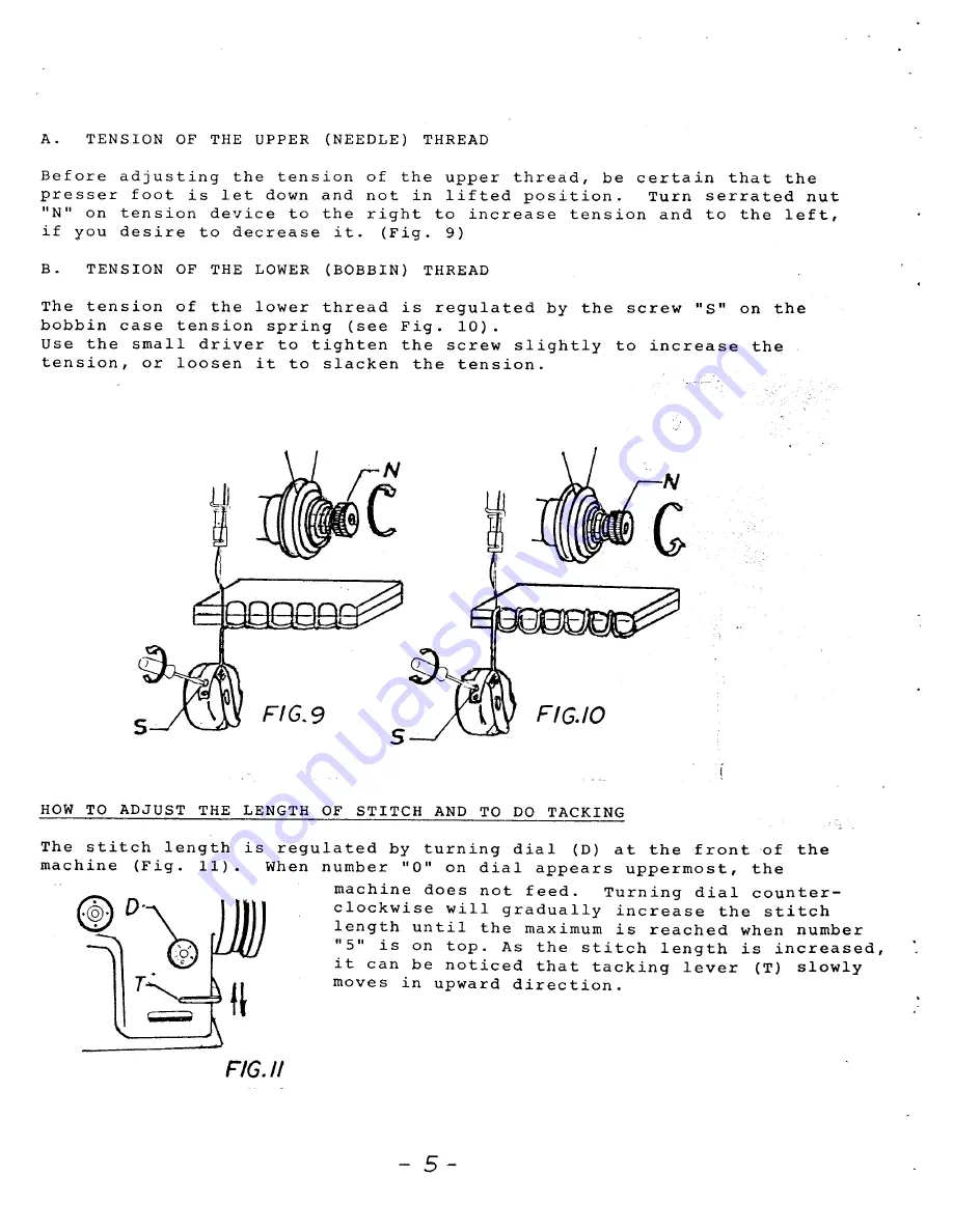 Consew CN 2230 R Operating Instructions & Parts List Manual Download Page 6