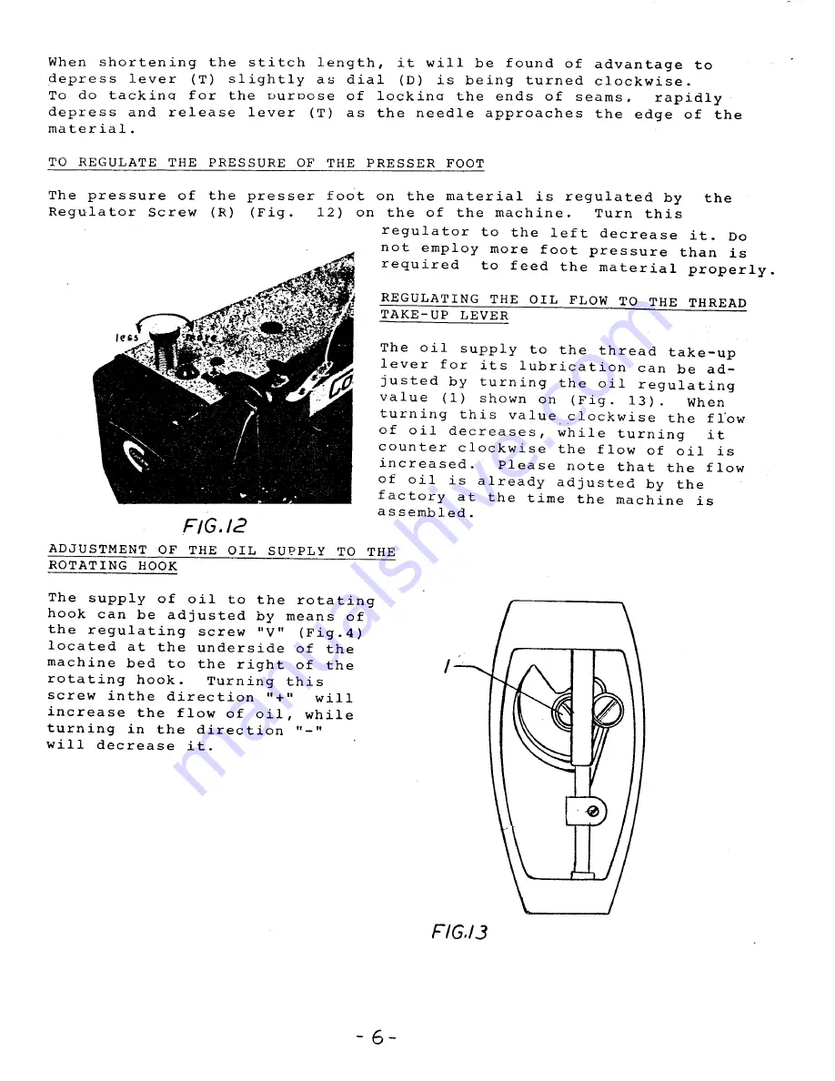 Consew CN 2230 R Operating Instructions & Parts List Manual Download Page 7