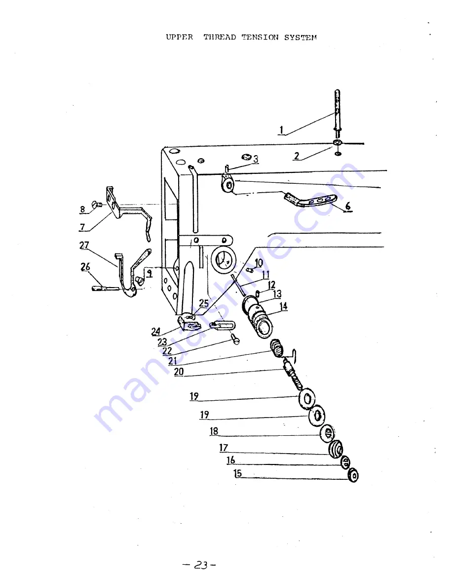 Consew CN 2230 R Operating Instructions & Parts List Manual Download Page 24