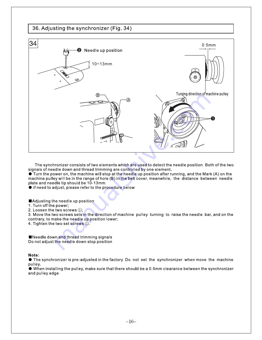 Consew P1206RB-7 Скачать руководство пользователя страница 19