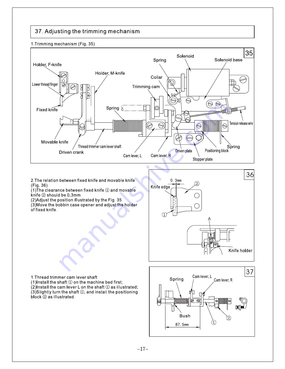 Consew P1206RB-7 Operation Instruction Manual Download Page 20