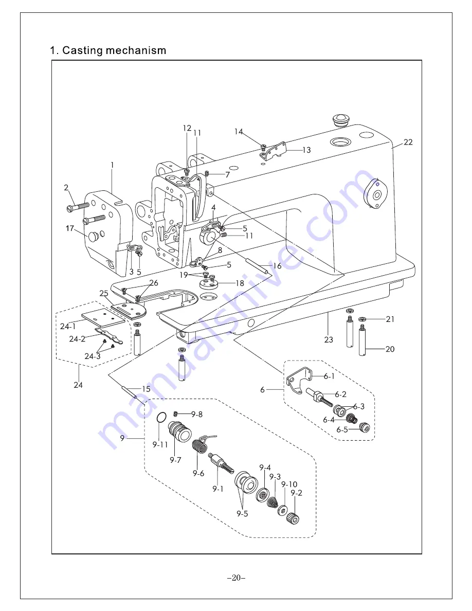 Consew P1206RB-7 Скачать руководство пользователя страница 24