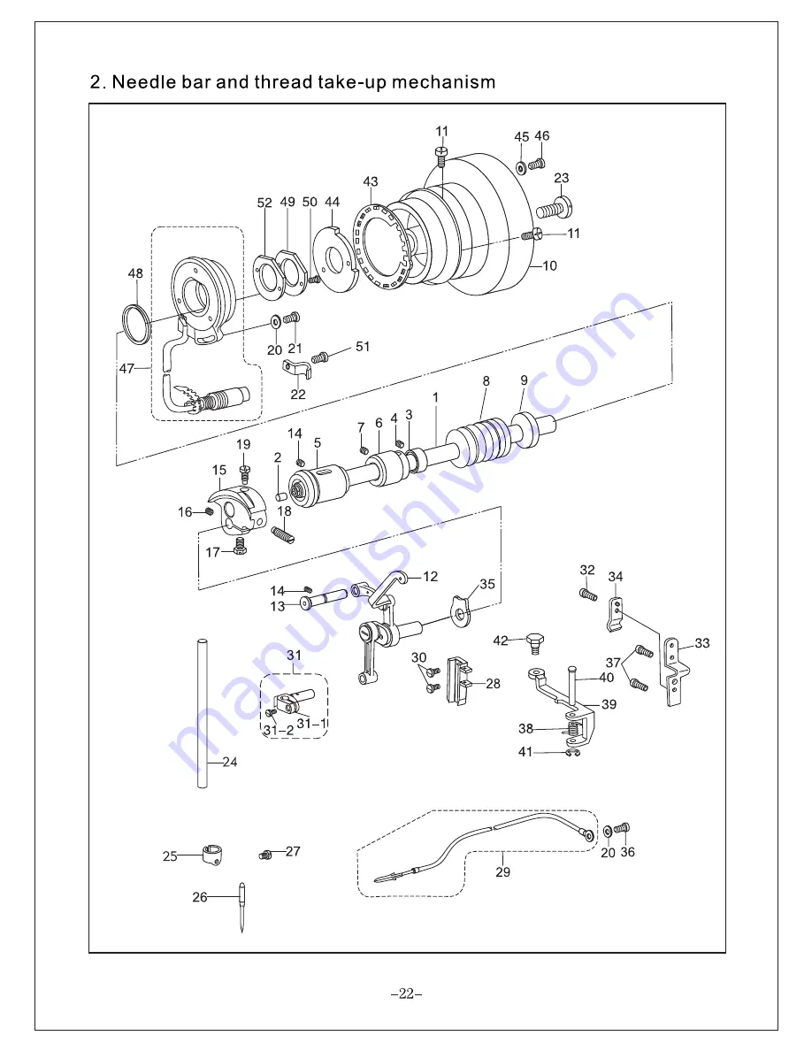 Consew P1206RB-7 Operation Instruction Manual Download Page 26