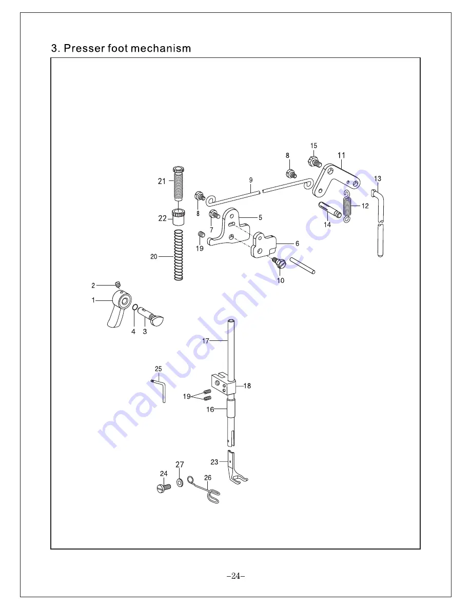 Consew P1206RB-7 Operation Instruction Manual Download Page 28