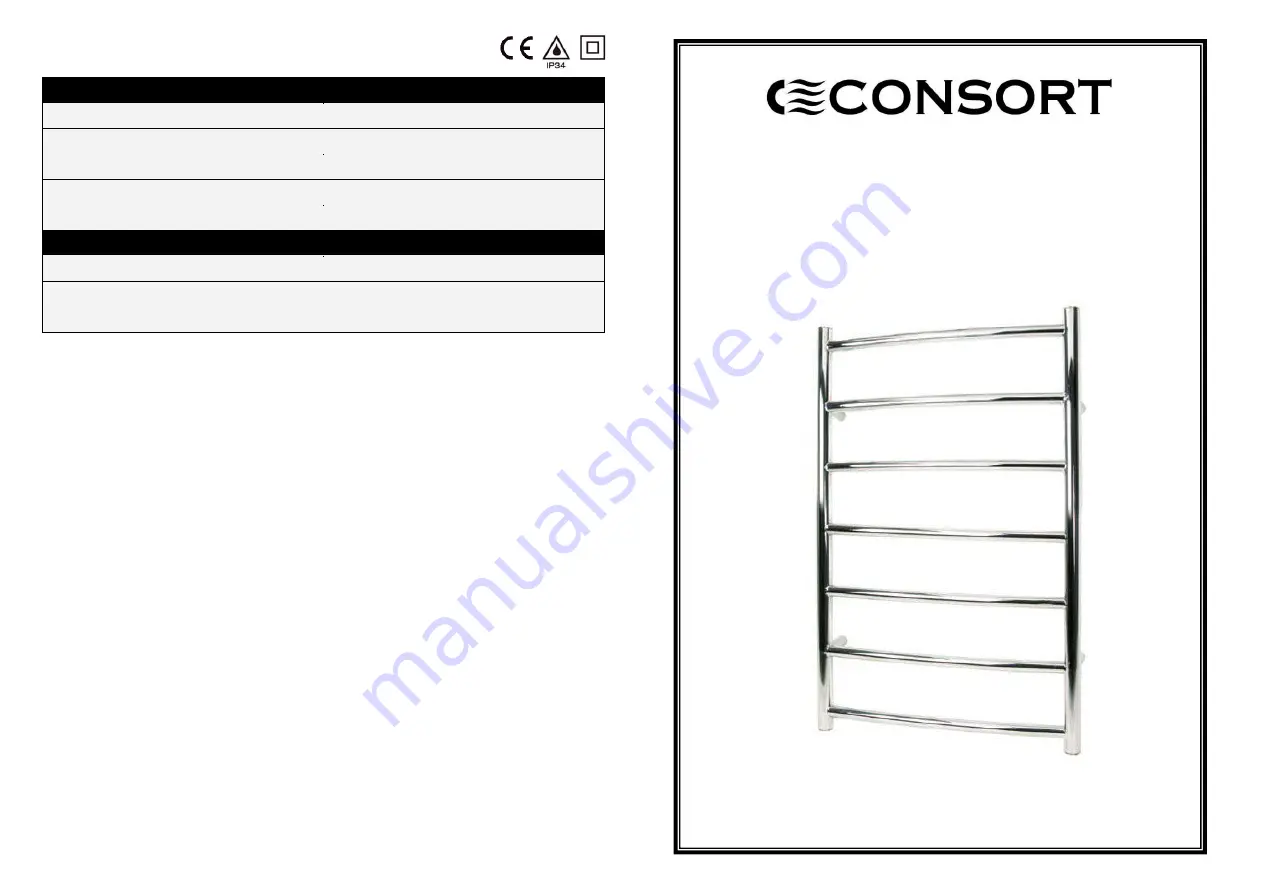 Consort LTR07N Operating & Installation Instructions Download Page 1