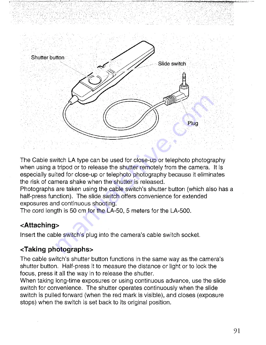 Contax 141000 -  N 1 SLR Camera Instruction Manual Download Page 91