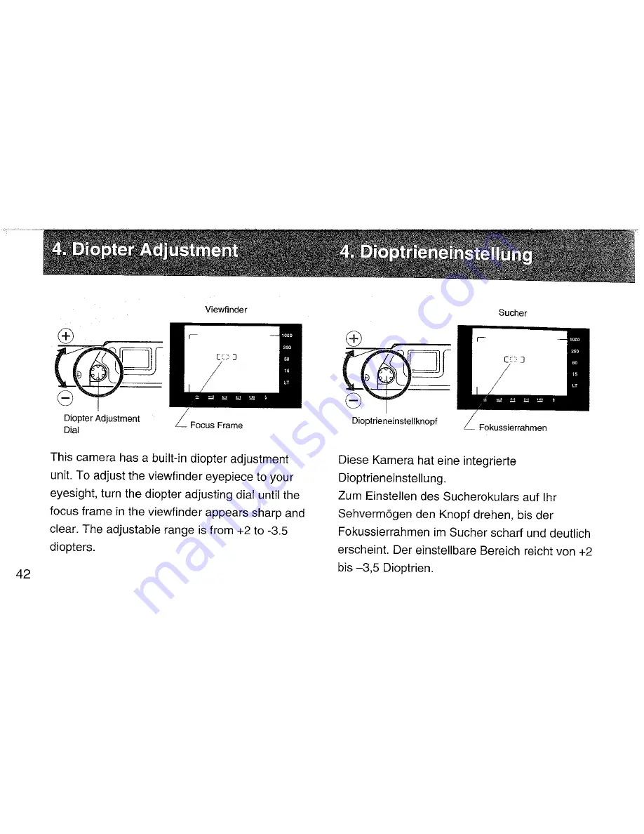 Contax Tvs III Instruction Manual Download Page 16