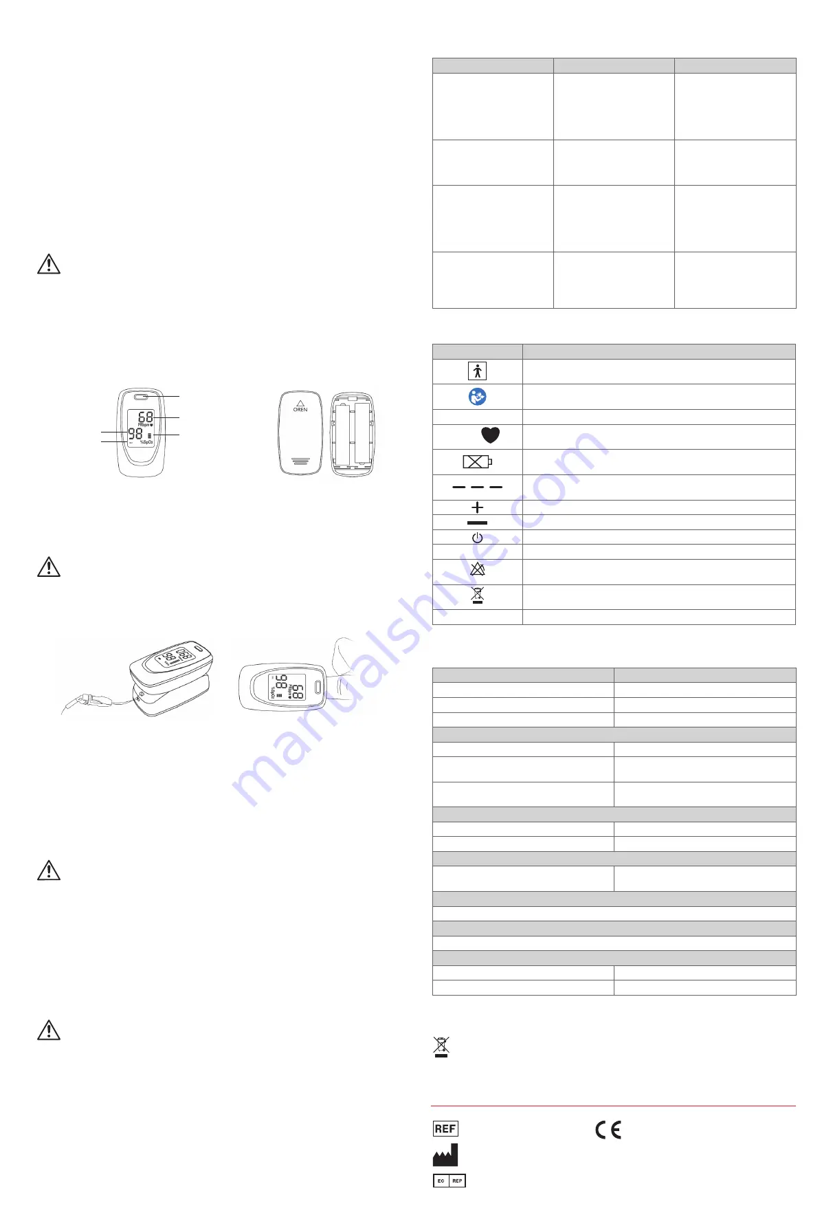 CONTEC MEDICAL SYSTEMS OXY-2 Скачать руководство пользователя страница 2