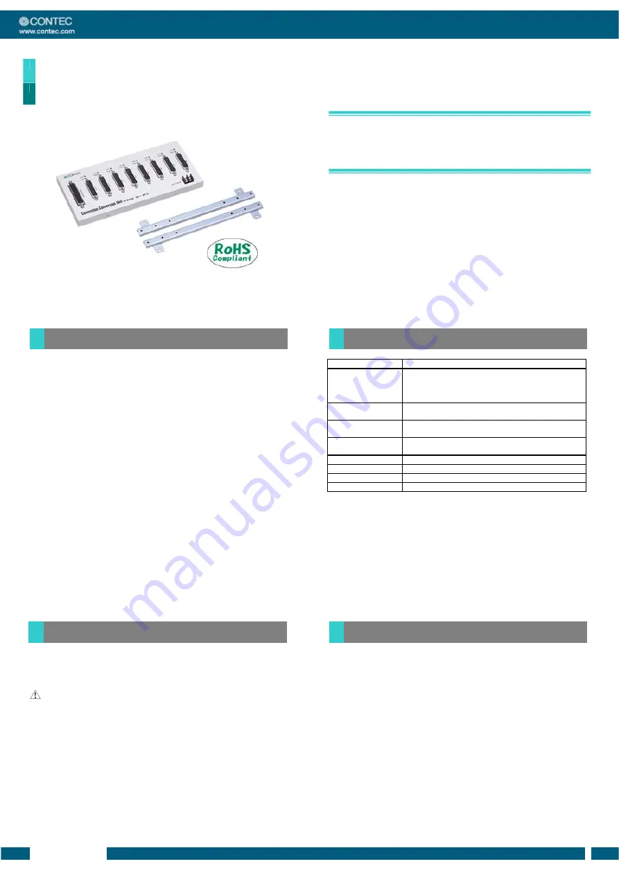 Contec CCU-78F/25M Quick Start Manual Download Page 1