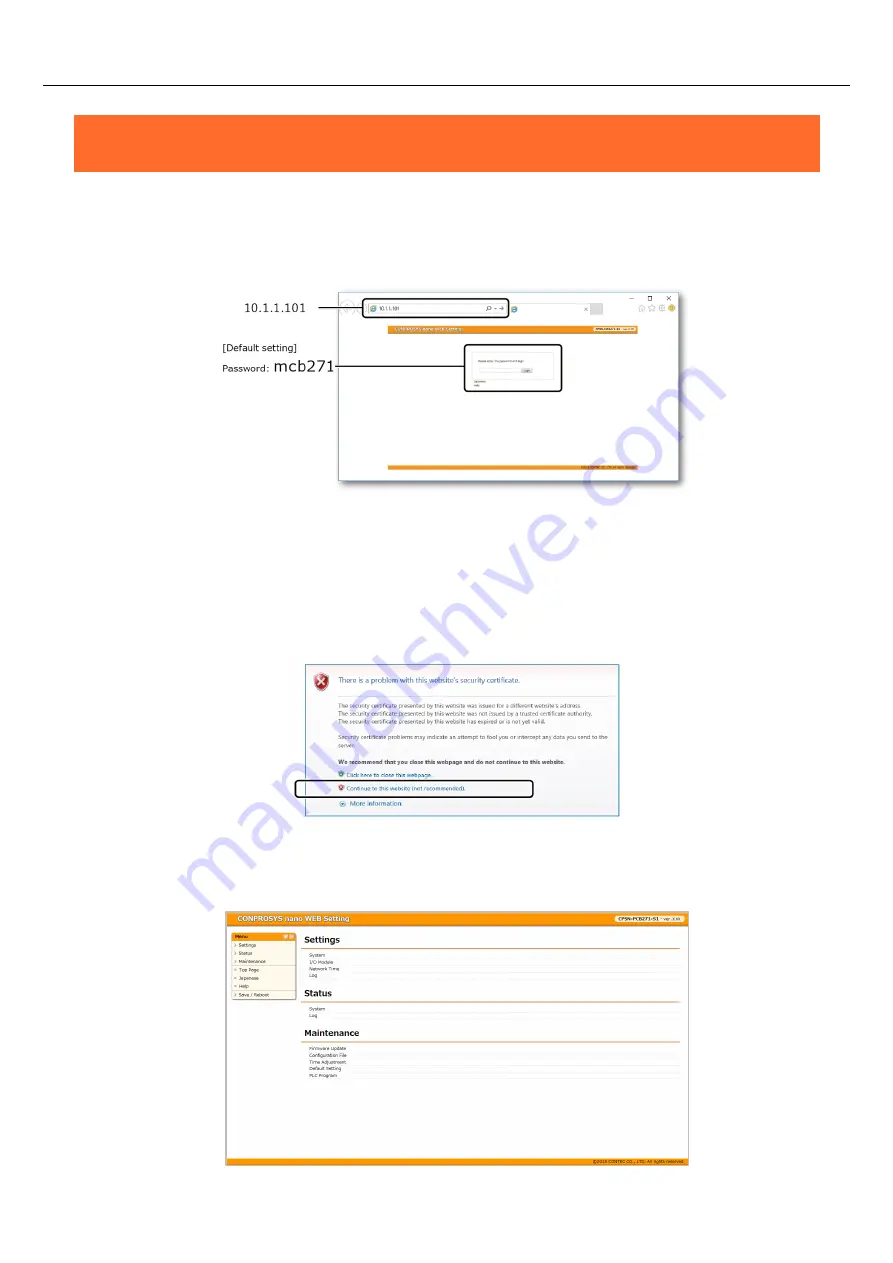 Contec CONPROSYS nano CPSN-PCB271-S1-041 Скачать руководство пользователя страница 20