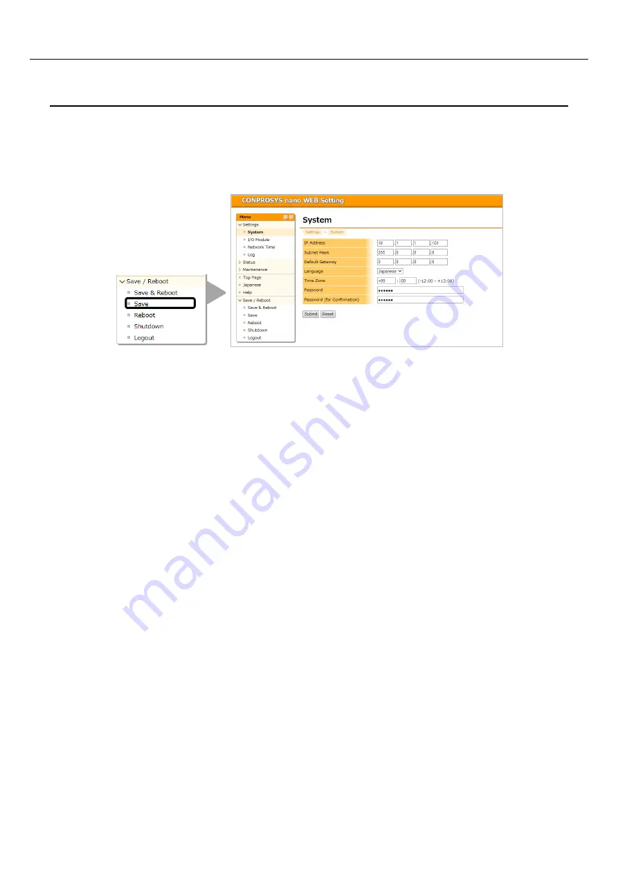 Contec CONPROSYS nano CPSN-PCB271-S1-041 Скачать руководство пользователя страница 45