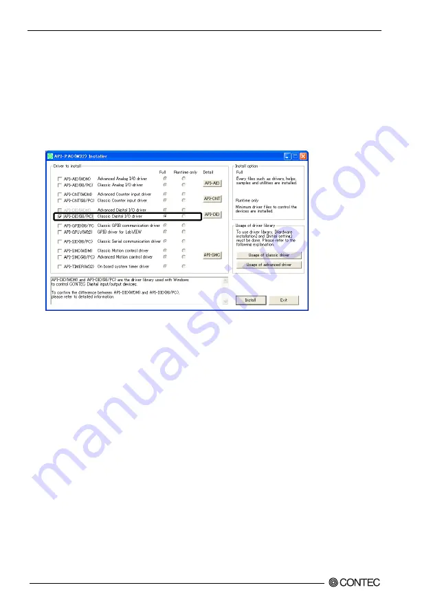 Contec DIO-1616TB-PE Скачать руководство пользователя страница 21