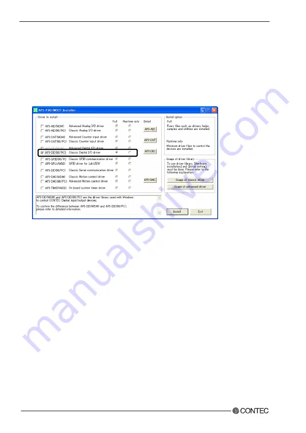 Contec DIO-96D2-LPCI User Manual Download Page 21