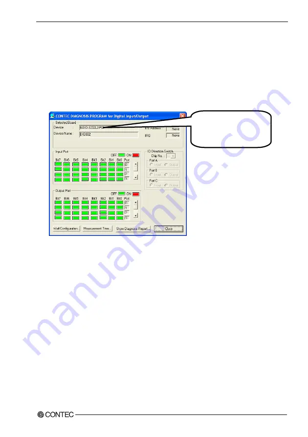 Contec DIO-96D2-LPCI User Manual Download Page 38